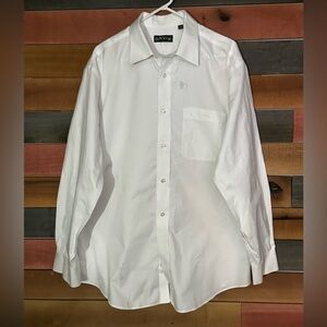 Orvis men's long-sleeve crispy white dress shirt from Orvis